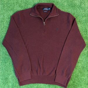 Polo Ralph Lauren Prima Cotton Quarter Zip Sweater